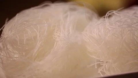 Dried Longkou vermicelli (1) Stock Footage 202234256