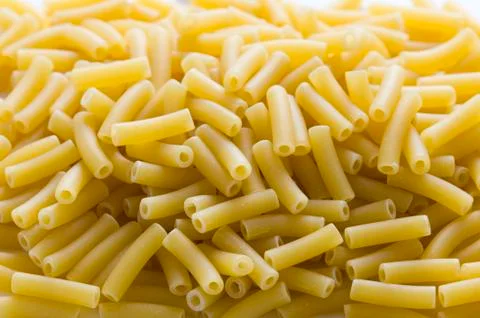 Dried macaroni pasta Stock Photos