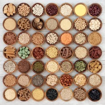 Dried Macrobiotic Super Food Stock Photos