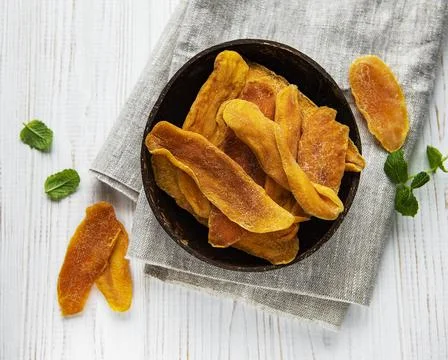 Dried mango slices Stock Photos