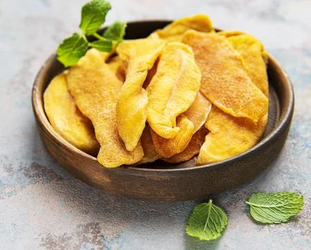 Dried mango slices Foto stock