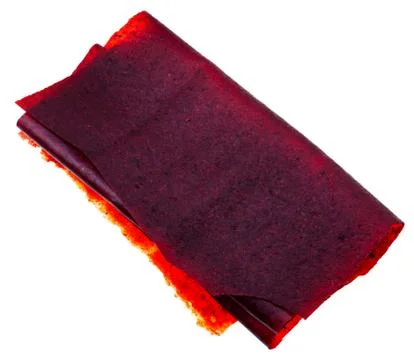 Dried mashed pulp of tkemali cherry plum Stock Photos