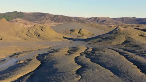 Dried Mud From Mud Volcanoes Stock Footage 147497652