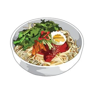 Dried Noodle Meal イラスト素材