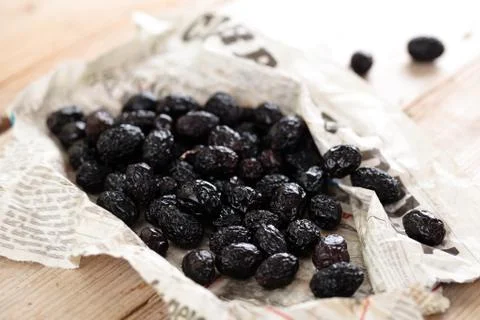 Dried olives. Stock Photos