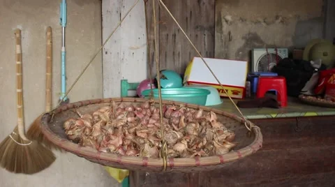 Dried onion, onion Stock Footage 47456848