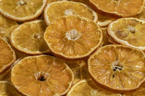 Dried orange slices Stock Photos