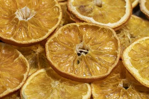 Dried orange slices Stock Photos