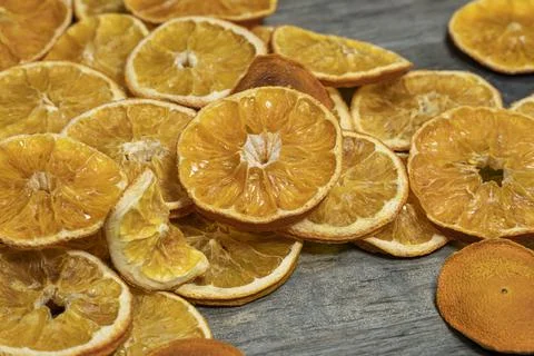 Dried orange slices Stock Photos