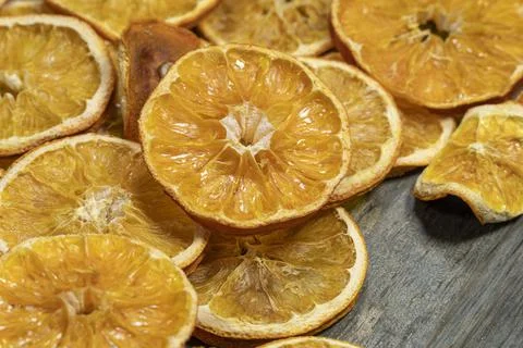 Dried orange slices Stock Photos
