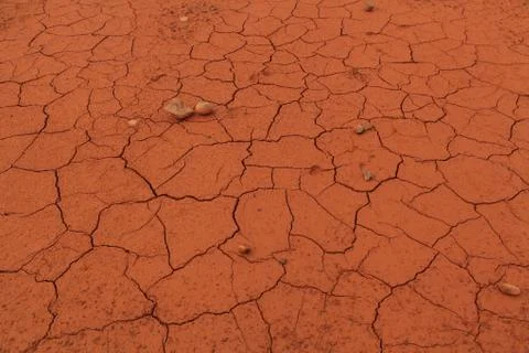 Dried out soil texture Stock Photos