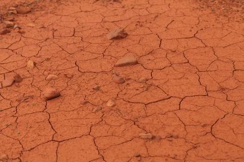 Dried out soil texture Stock Photos