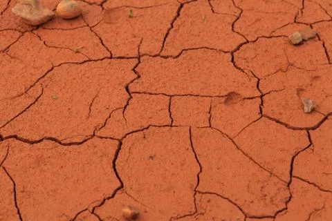 Dried out soil texture Stock Photos