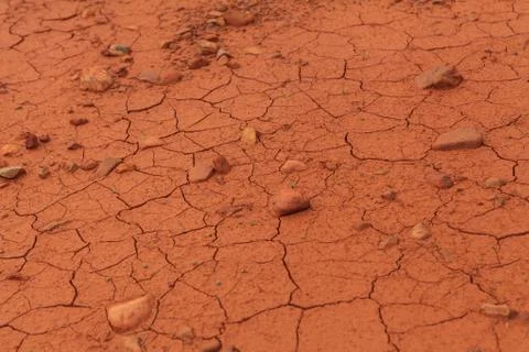 Dried out soil texture Stock Photos