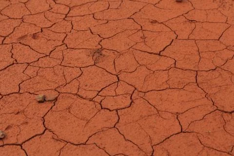Dried out soil texture Stock Photos