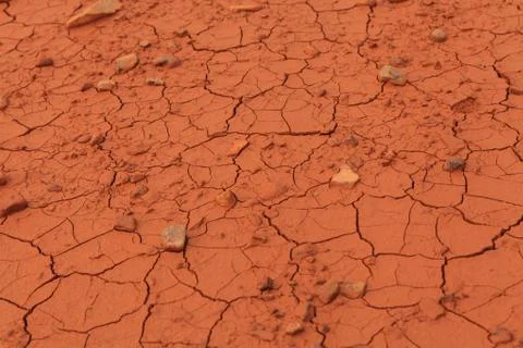Dried out soil texture Stock Photos
