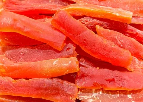 Dried papaya Stock Photos