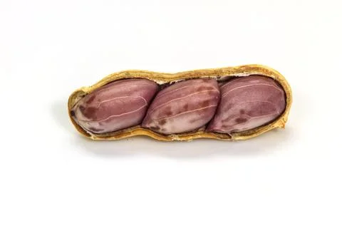 Dried peanuts in closeup Stock Photos