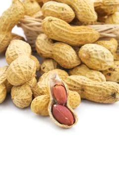 Dried peanuts Stock Photos