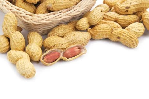 Dried peanuts Stock Photos