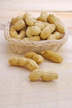 Dried peanuts Stock Photos