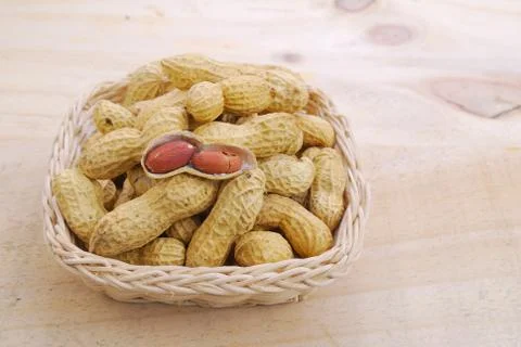 Dried peanuts Stock Photos