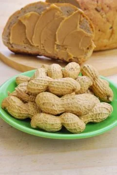Dried peanuts Stock Photos