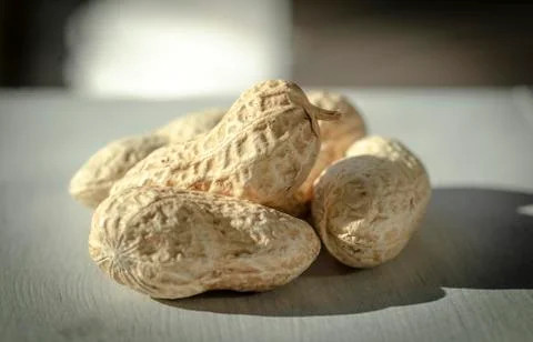 Dried Peanuts in Shells Stock Photos