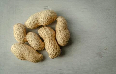 Dried Peanuts in Shells Stock Photos