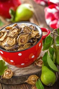 Dried pear Stock Photos