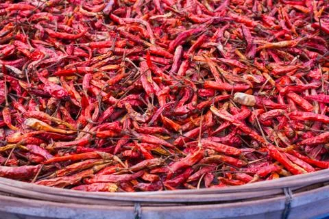 Dried pepper Stock Photos