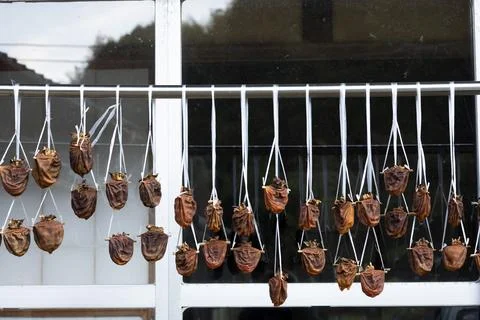 Dried Persimmons Get Sweeter Stock Photos