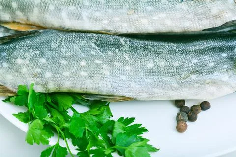 Dried pike Stock Photos