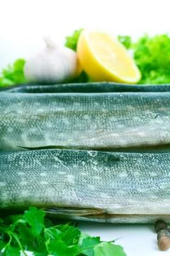 Dried pike Stock Photos