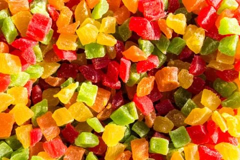 Dried Pineapple Chunks Stock Photos