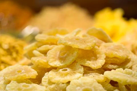 Dried pineapple Stock-Fotos