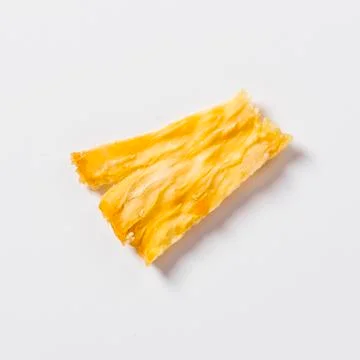 Dried pineapple on white background Stock Photos