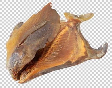 Dried pomfret fish Stock Photos