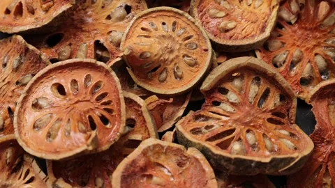 Dried quince fruit Stock Footage 286779710