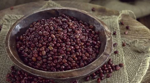 Dried Read Beans (not loopable) Vídeos de archivo 49080105