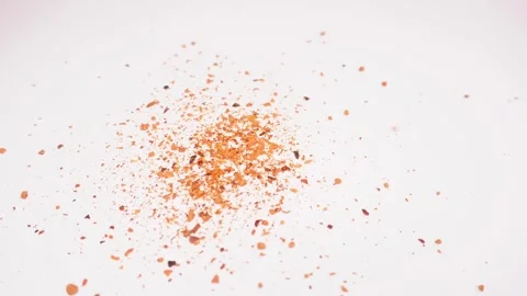 Dried red chili powder Stock Footage 288664745