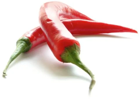 Dried red chilli pepper spice Stock Photos
