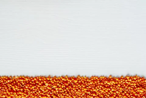 Dried red Split Lentils background. Stock Photos