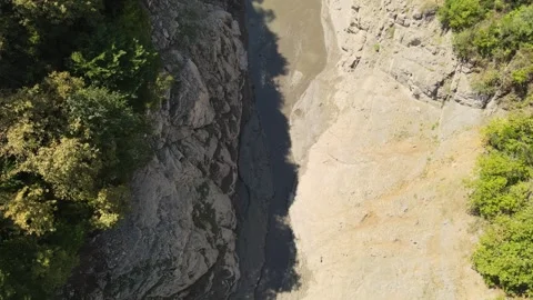 Dried river canyon Video stock 240786504