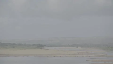 Dried up river, southern Madagascar Video stock 281859996