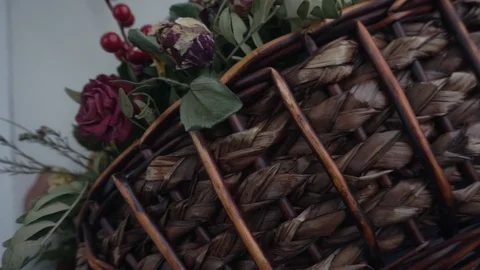 Dried roses Vídeos de archivo 106571563