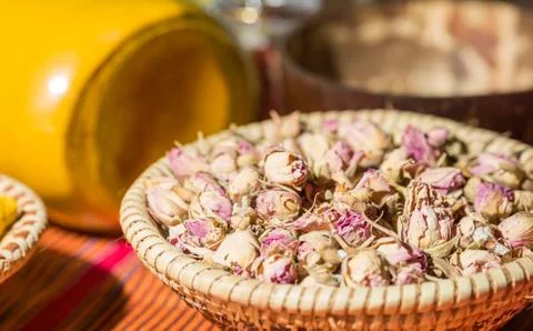 Dried roses Foto stock