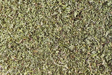 Dried savory for background Stock Photos