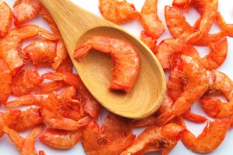 Dried shrimp Stock Photos