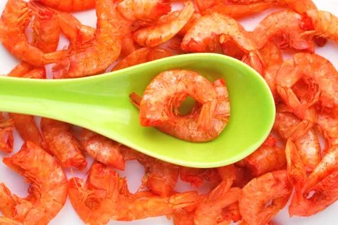 Dried shrimp Stock Photos